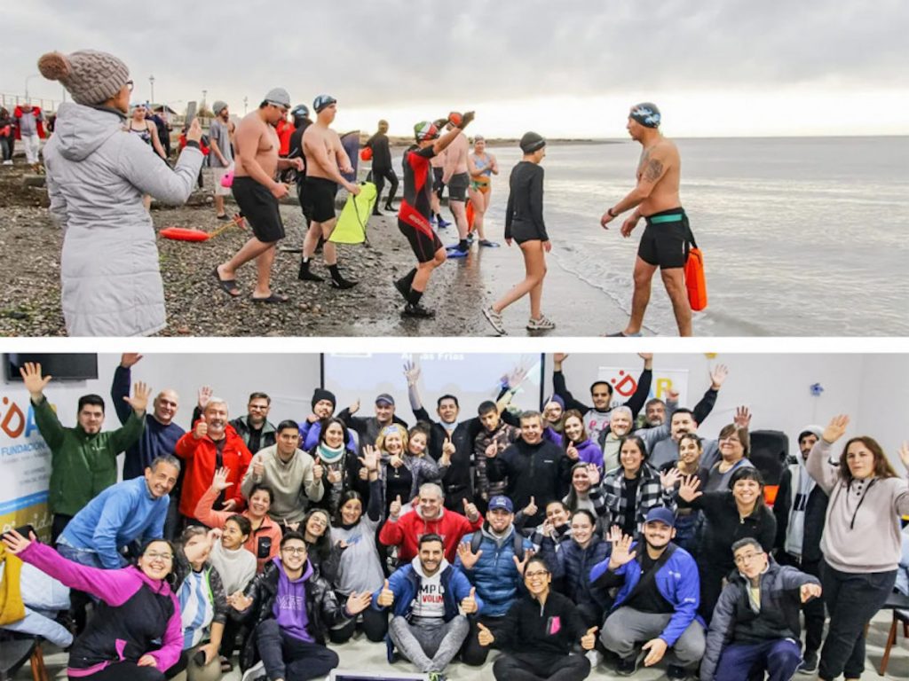 Se realizó el primer ‘Taller de Nado en Aguas Frías’