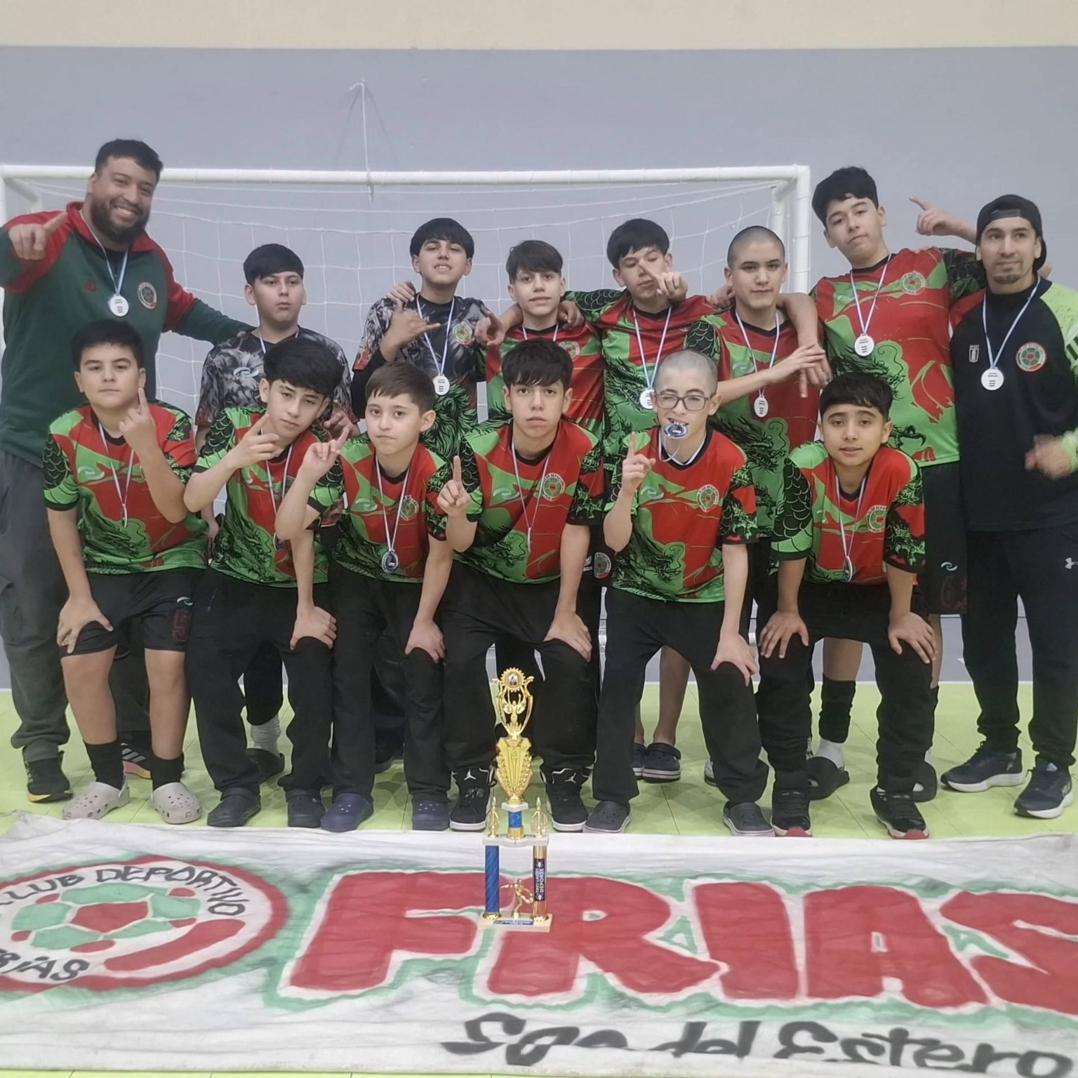 Deportivo Frías se consagró campeón regional Sub 13 en Tres Lagos