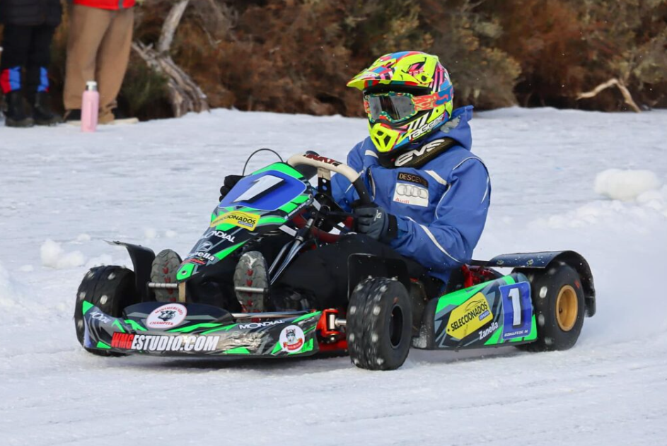 TODO LISTO PARA EL MASTER DE PILOTOS SOBRE HIELO: 40 KARTINGS ACELERARÁN EN LA LAGUNA CAMI